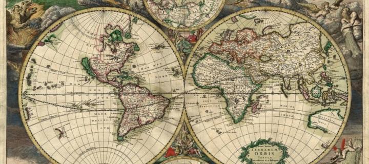 World Map 1689, Engerard van Schagen