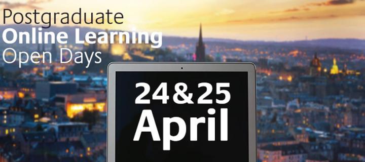 postgraduate online learning open day 24-25th April