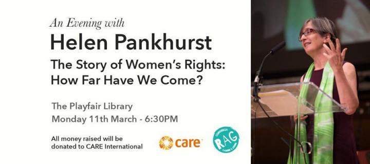 An Evening with Helen Pankhurst. The Story of Women’s Rights: How Far Have We Come?