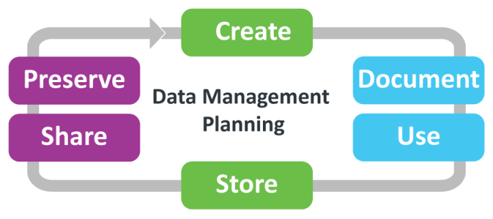 Data Management Planning diagram