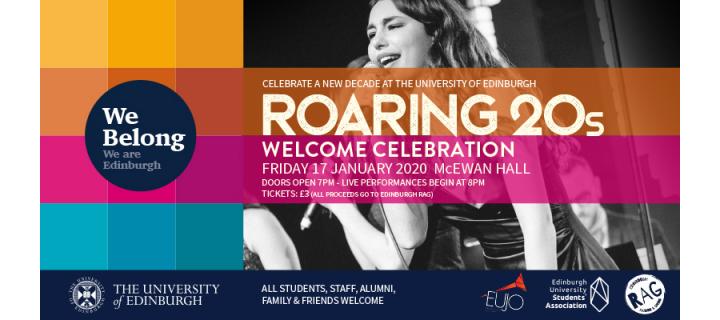 Roaring 20s welcome celebration. Friday 17 Jan 2020.