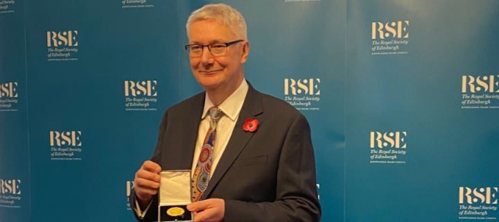 Professor Andrew Morris Royal Society of Edinburgh's Royal Medal presentation