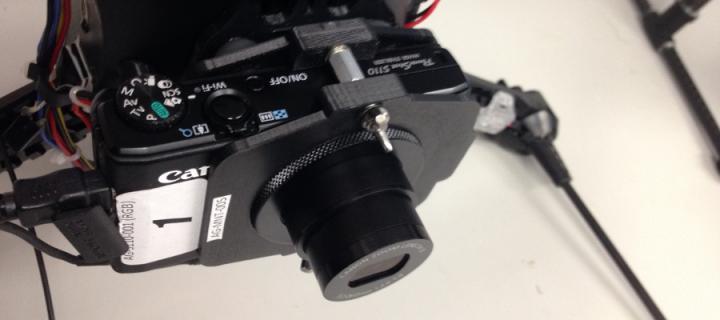 A S110 camera installed on a drone