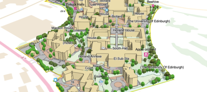 How green is your campus biodiversity map - Pollock Halls