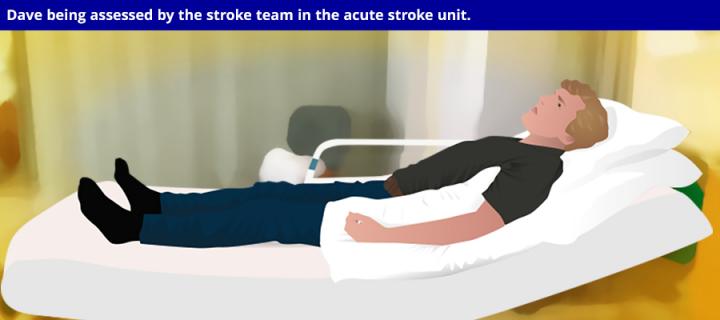 Dave in the acute stroke unit