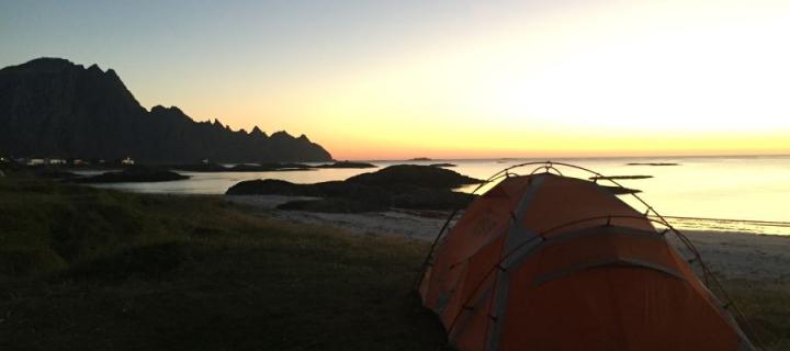 Iceland  - Tent with a view