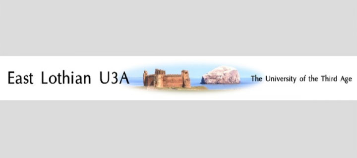 University of the 3rd Age East Lothian group website header