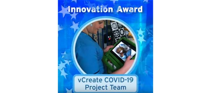 vCreate Covid-19 Team Win Innovation Award