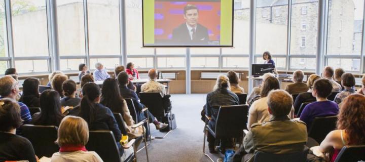 Audience members at the Whose Voice is it Anyway 2015 event