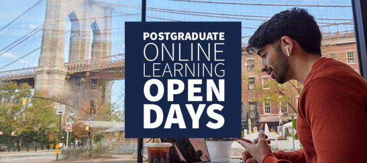 Postgraduate Online Learning Open Days