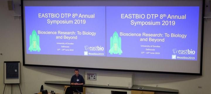 Symposium host and EASTBIO Co-Director, Dr Edgar Huitema, gives welcome talk 