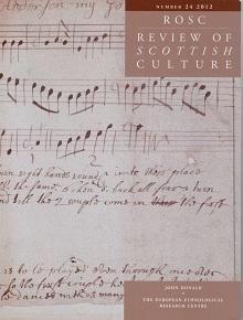 Cover of the Review of Scottish Culture: Volume 24