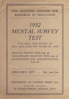 1932 Scottish Mental Survey