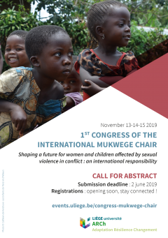 PDF call for abstrats for the 1st Congress of the International Mukwege Chair