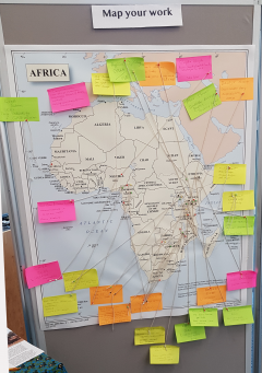 Collaborative map of African livestock projects
