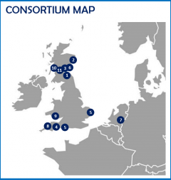 The consortium contains 11 members from across the UK and beyond.