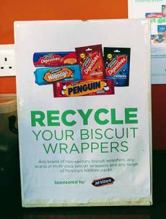 biscuit recycling point