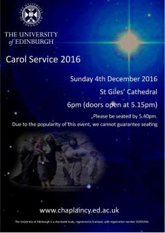 Carol Service 2016