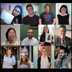 Twelve PhD students who passed their vivas in 2020