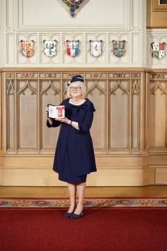 Professor Evelyn Telfer receives her CBE