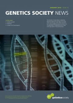 Genetics society news cover