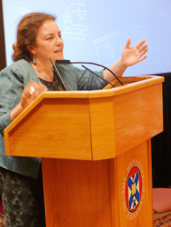 Liz Grant speaking at the Widening Global Access to Higher Education Summit, November 2019