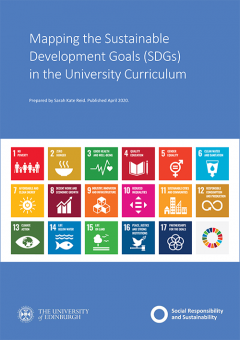Mapping the Sustainable Development Goals (SDGs) in the University Curriculum. Prepared by Sarah Kate Reid. Published April 2020