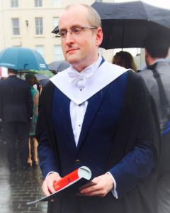 Etienne Sharp at graduation