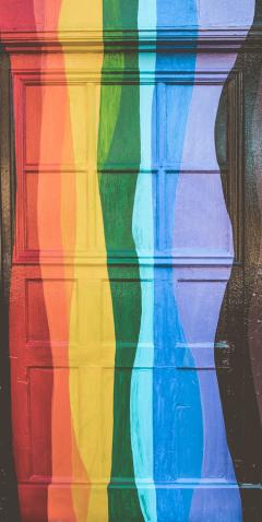 Rainbow door