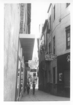Photo of a street in Granada in 1968