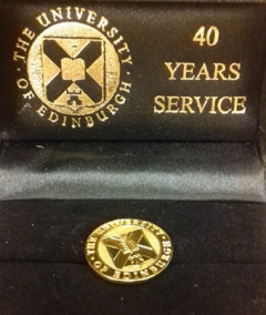 Image of the 40 years service pin