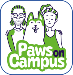 Paws on Campus logo