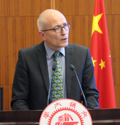 Professor Charlie Jeffery in Shanghai