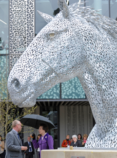 Royal launch for sculpture by Kelpies’ creator