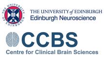 Edinburgh Neuroscience and Centre for Clinical Brain Sciences logos