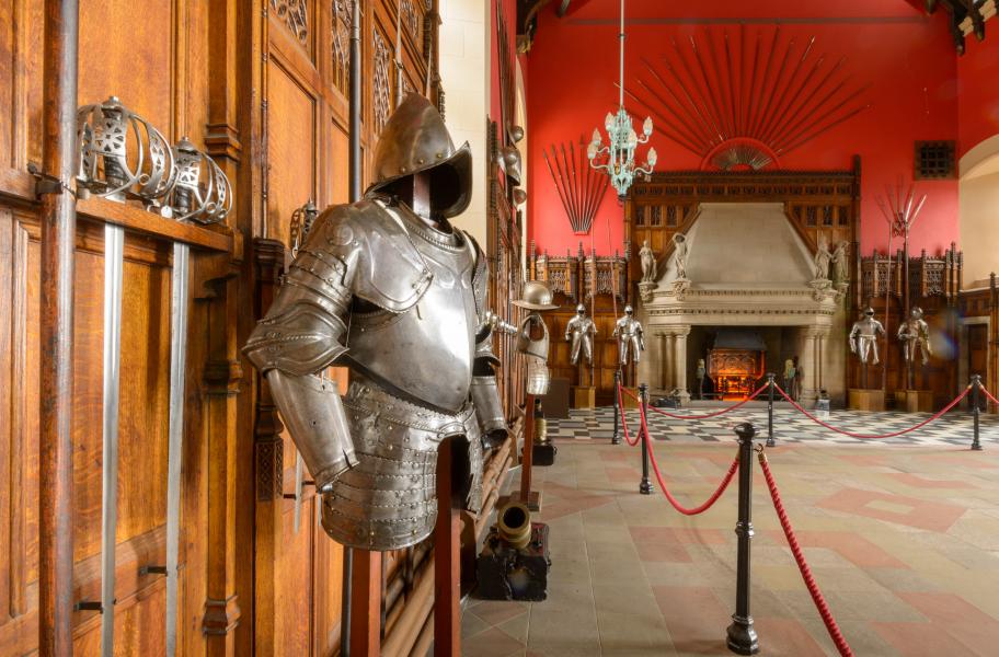 A view of the Great Hall in Edinburgh Castle