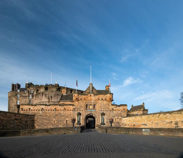 A view of Edinburgh Castle