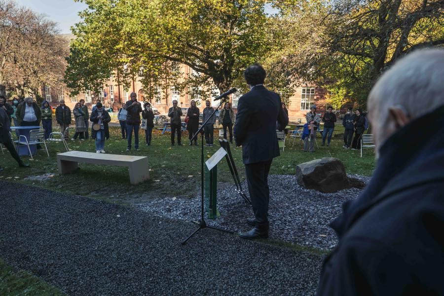 SGA50 Beuys oak planting ceremony, Edinburgh College of Art, 15 October 2021