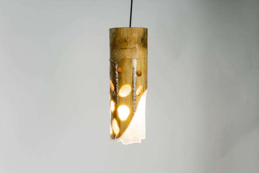 Camila Jiminez Pol’s took inspiration from nature to create Biolum, a biodegradable bacterial cellulose lamp.