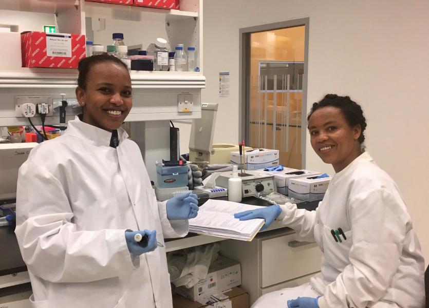 Ethiopian scientists spent five weeks at Roslin