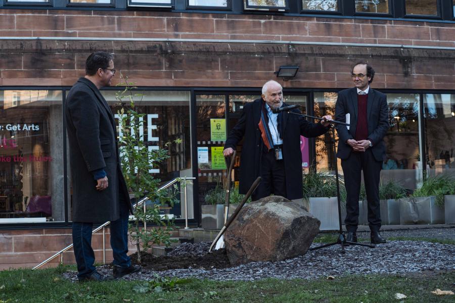 SGA50 Beuys oak planting ceremony, Edinburgh College of Art, 15 October 2021