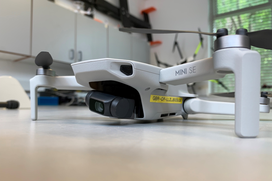 Mini SE drone on a desk