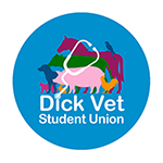 DVSU student designed logo depicting variety of animals and a stethoscope