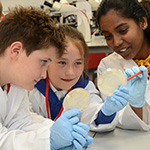 Kids in the EBSOC lab