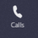 Image of the calls icon on the Teams navigation bar (desktop/browser)